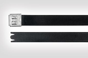 MBT-FC jest opaską kablową ze stali nierdzewnej z gładkimi krawędziami.