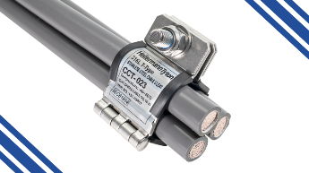 Zaciski do kabli typu Trefoil