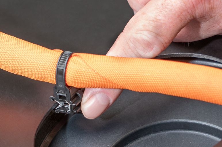 opaska kablowa S50SOS z elementem mocującym EdgeClip