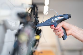 pneumatyczny pistolet do opasek kablowych EVO7p do produkcji wielkoseryjnej i linii montażowych